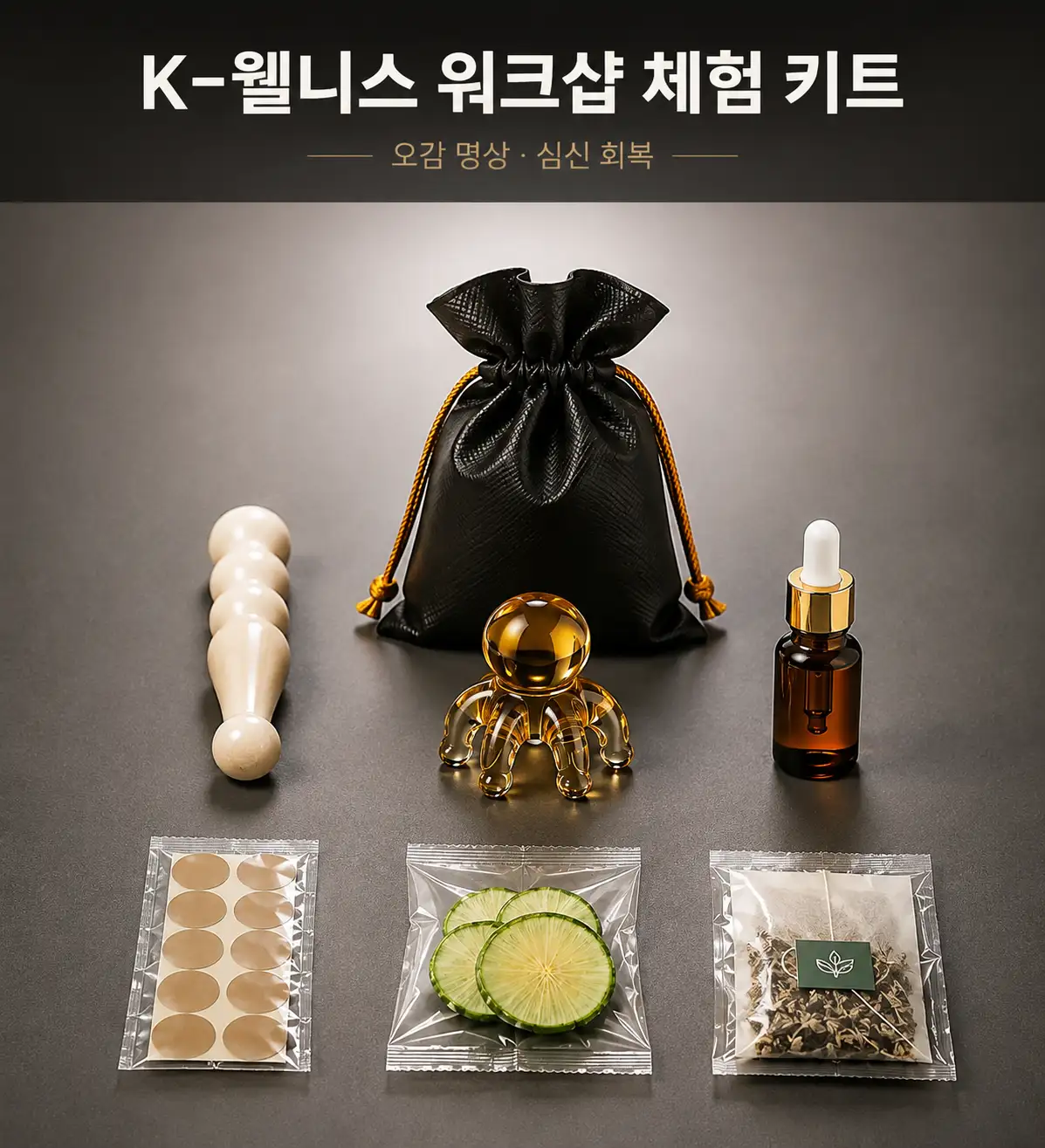 웰니스 키트 소도구 체험 실습-기업 임직원 힐링교육 체험형 워크샵 프로그램 특강 강사