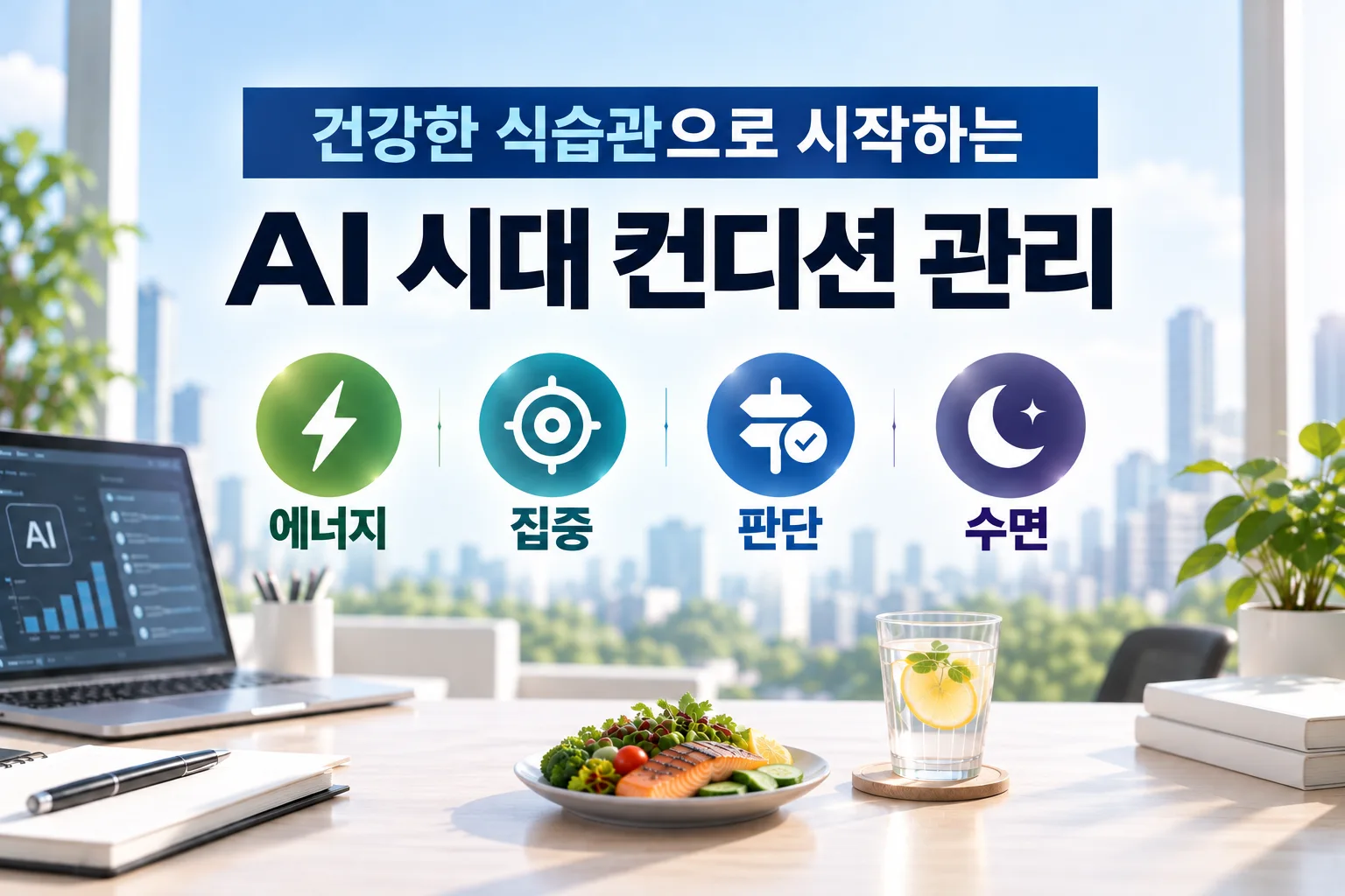 aI시대 임직원 컨디션 관리 교육 ,심신 회복탄력성 강화 식습관